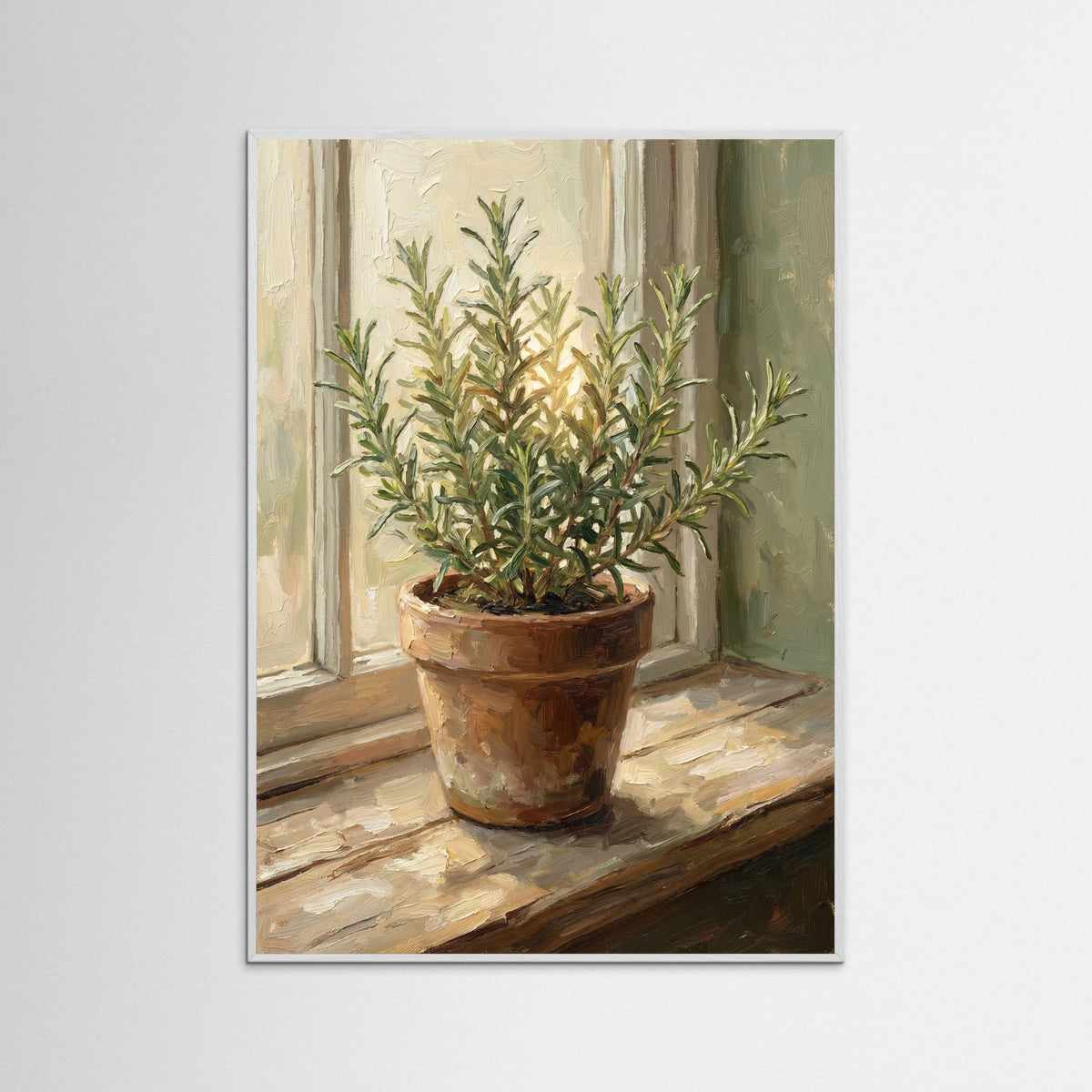 White Wood Painterly Arrangement