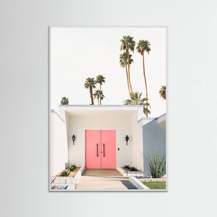 Palm Springs Pink Door Poster – poster and art print