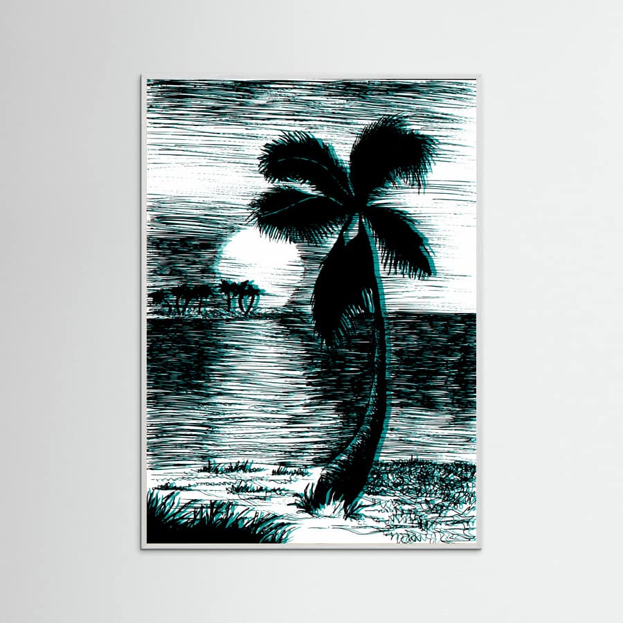 Palm5 Poster – poster and art print