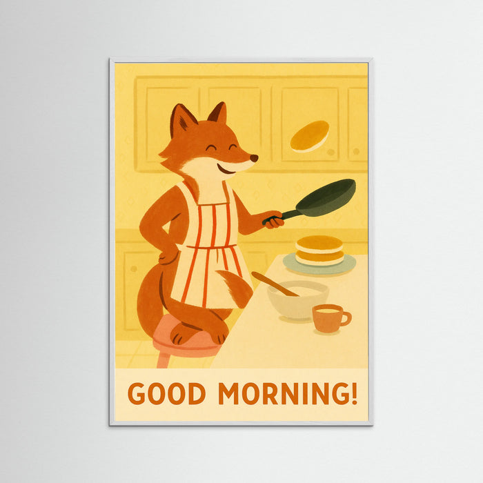 White Wood Pancake Morning