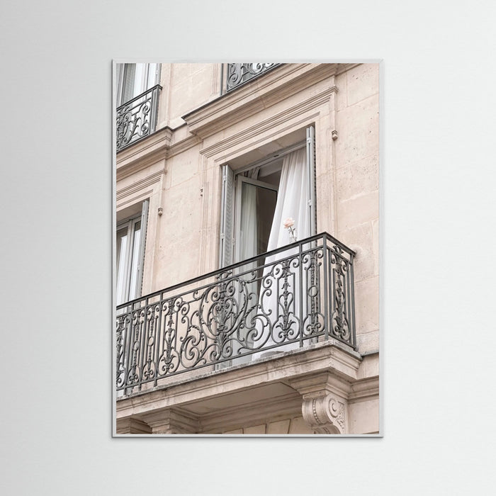 White Wood Parisian Chic Entrance