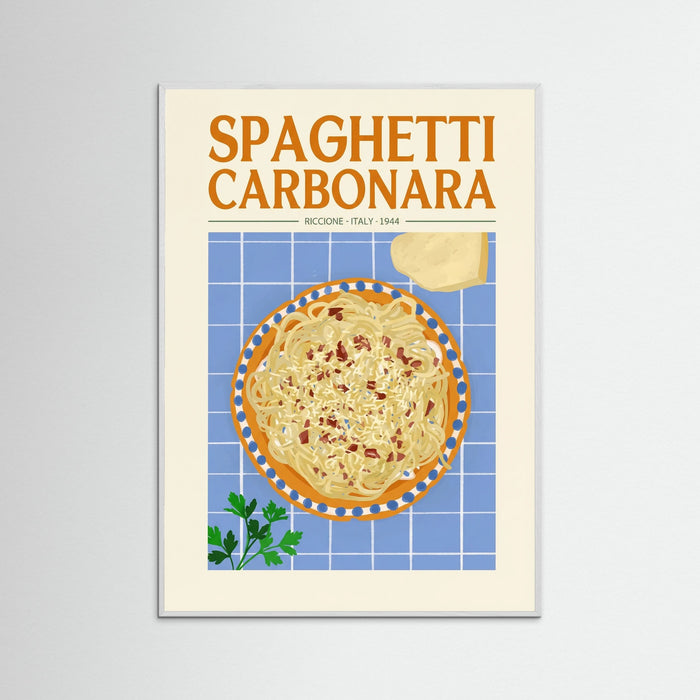 White Wood Pasta Carbonara Classic