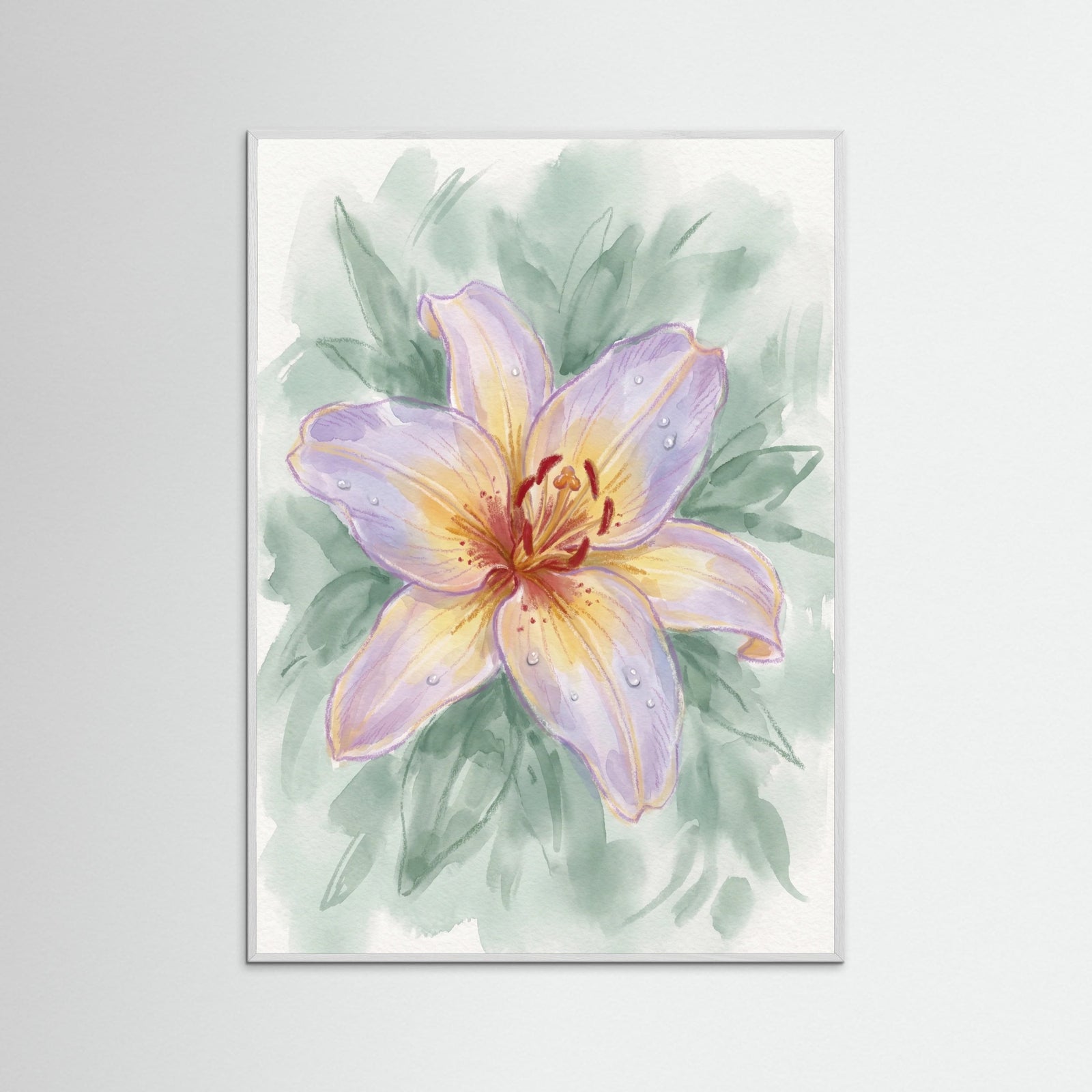White Wood Pastel Bloom Trio