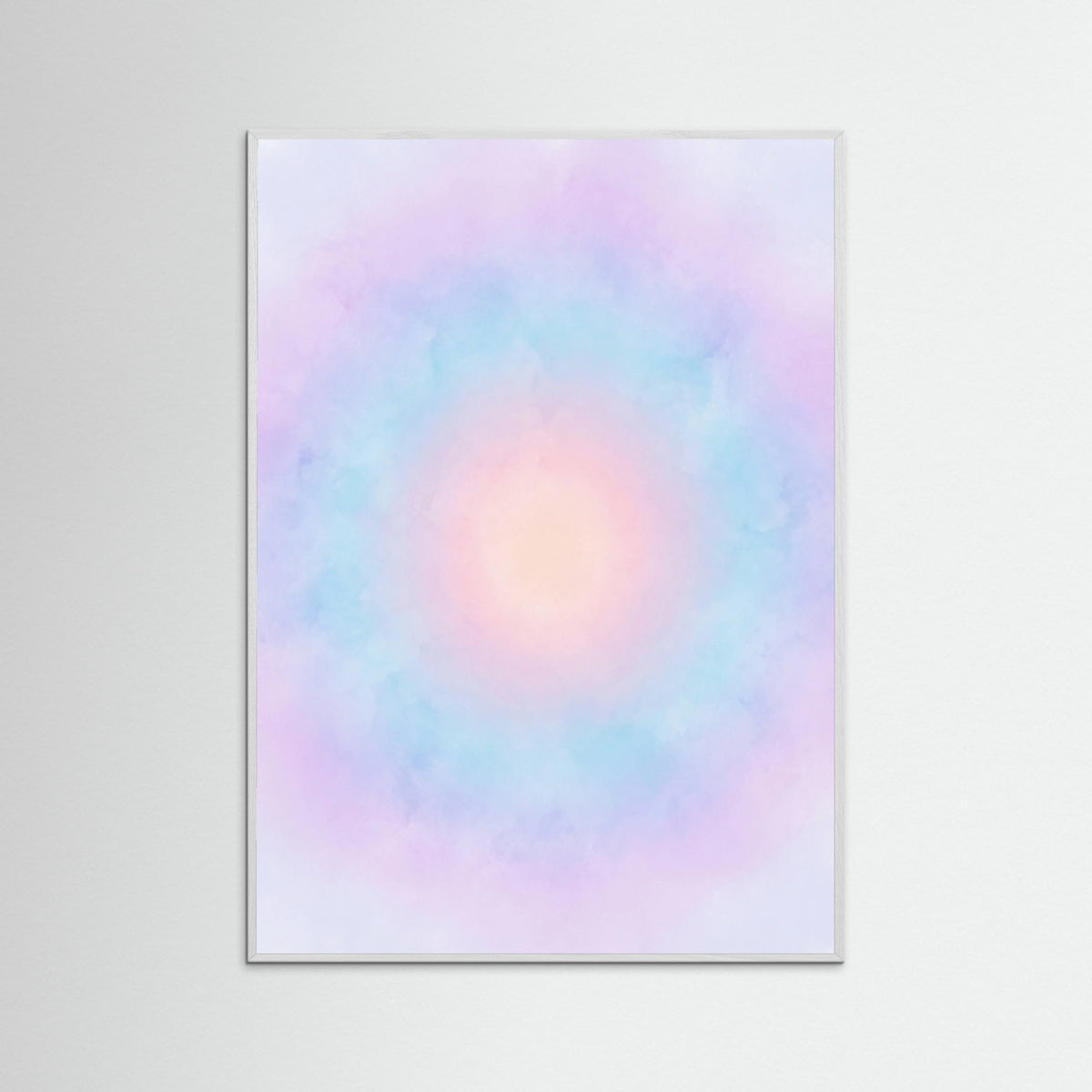 White Wood Pastel Gradient Dream