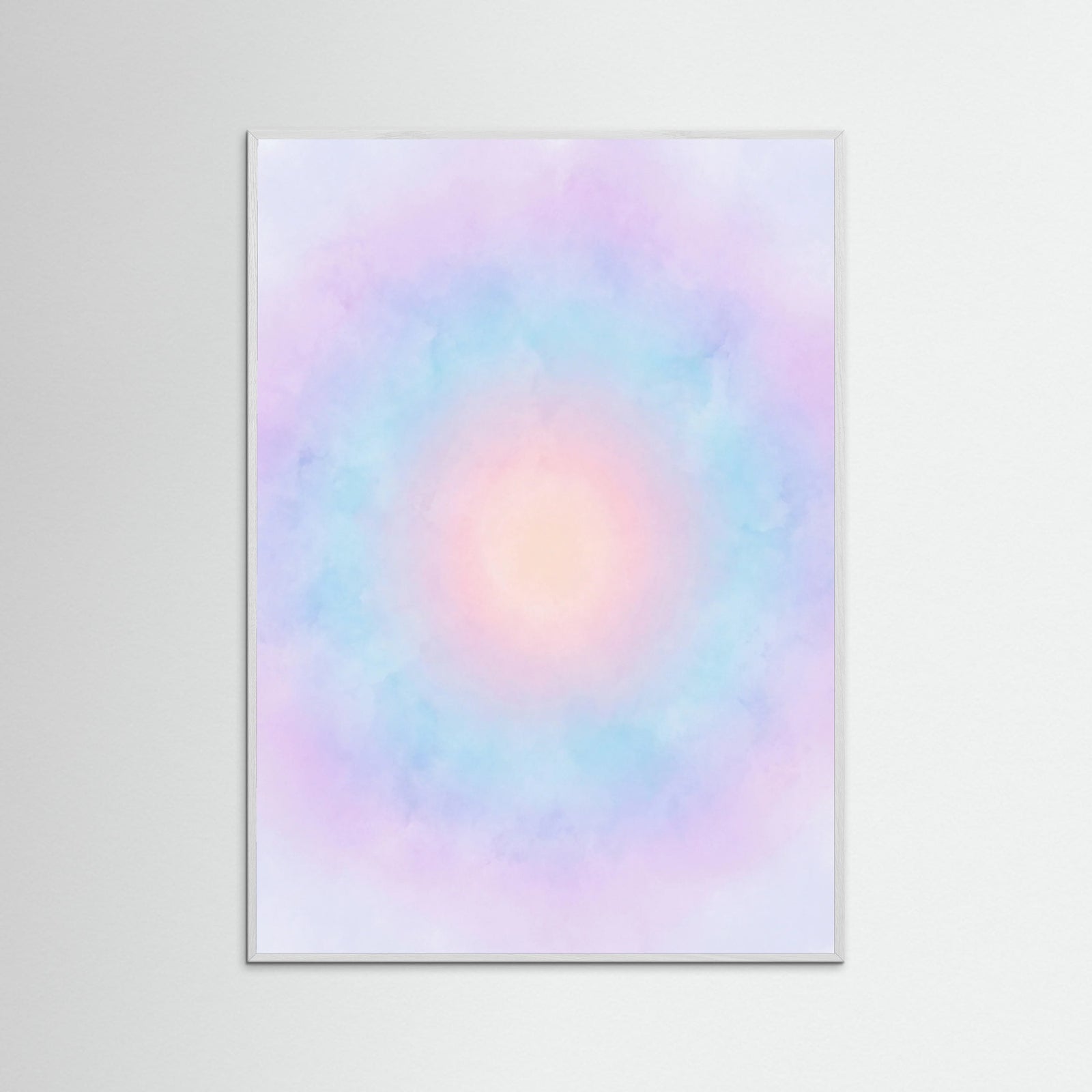 White Wood Pastel Gradient Dream