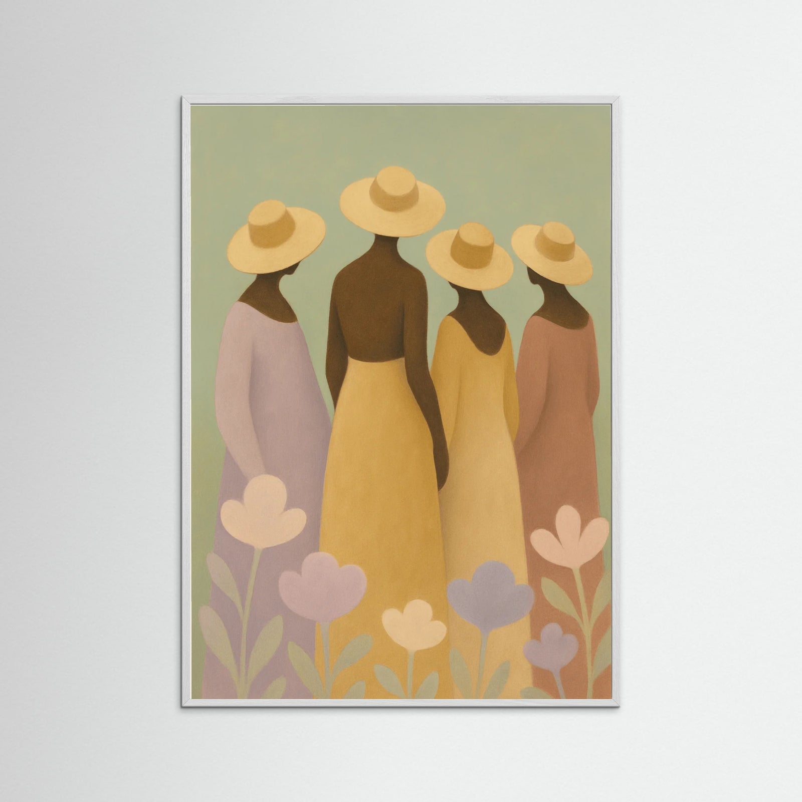 White Wood Pastel Harmony