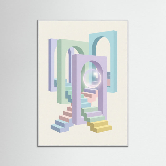 White Wood Pastel Perspectives