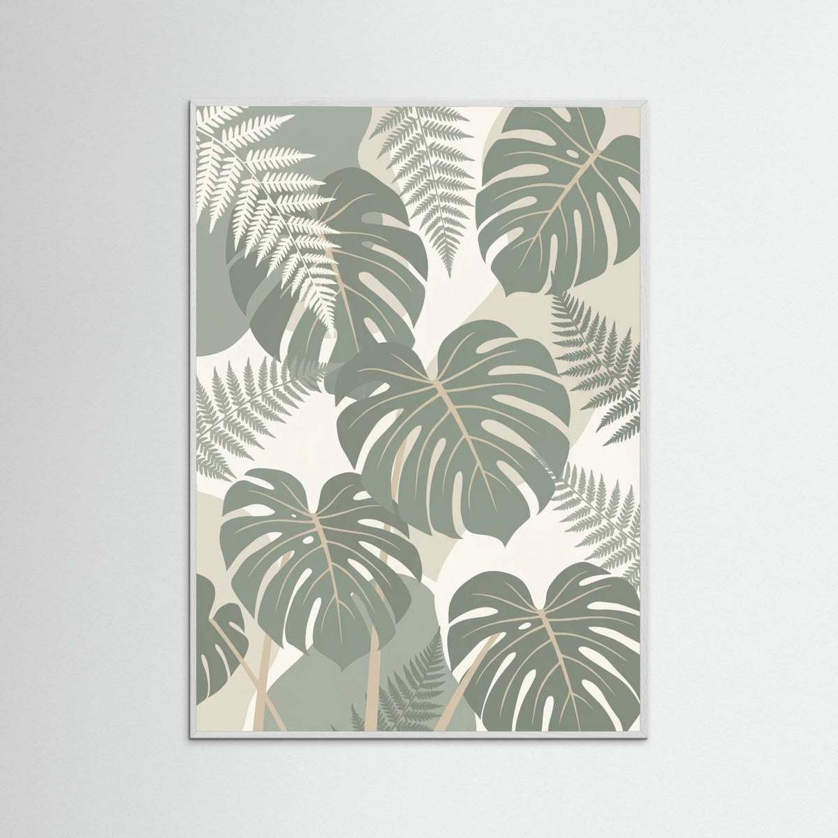 White Wood Pattern Bloom