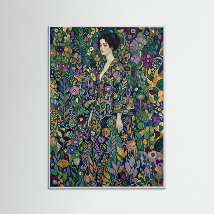 White Wood Patterned Embrace