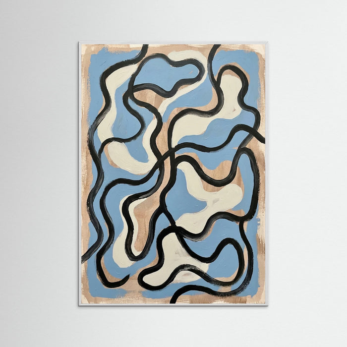 White Wood Patterned Strokes