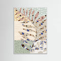 White Wood Patternplayno.19 Poster