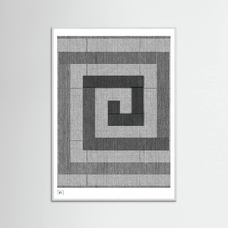 Patterns Fabric Inspired 2b Poster – poster en kunstdruk