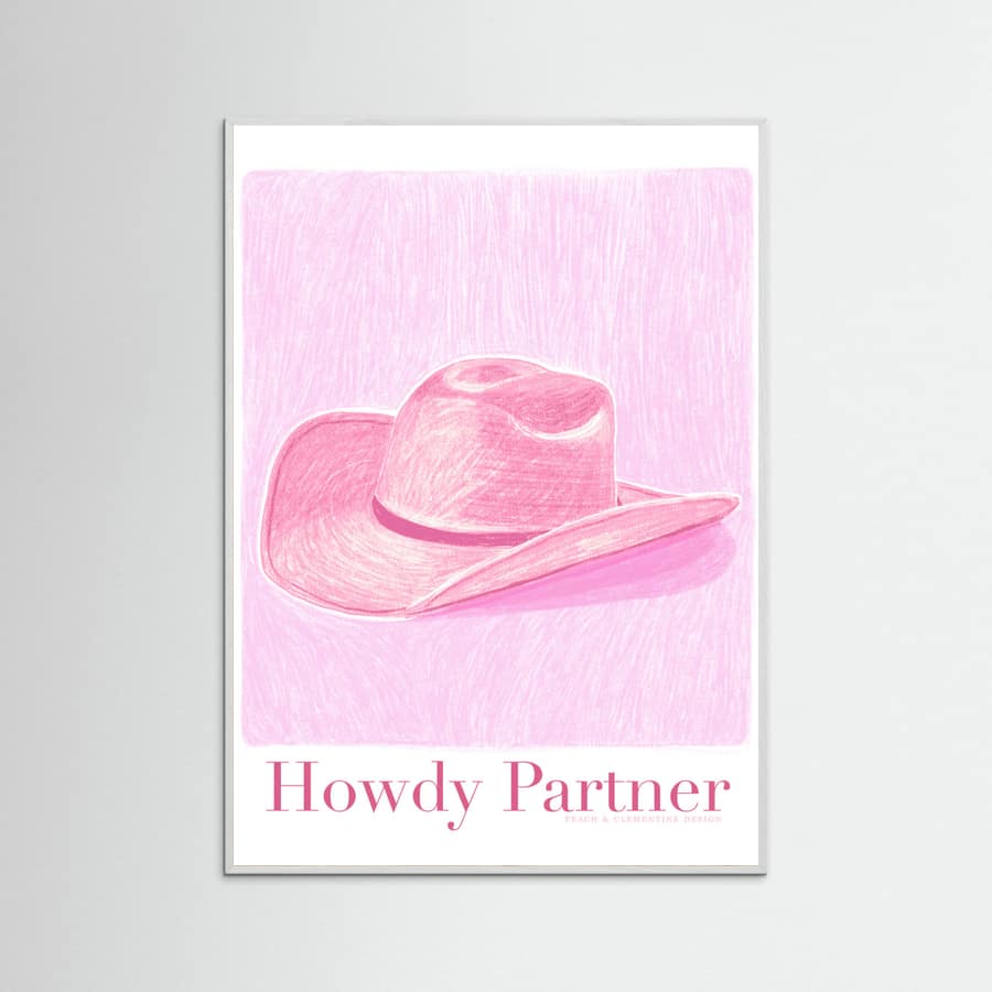 P&c Howdypartner Copy Poster – plakat og kunsttryk