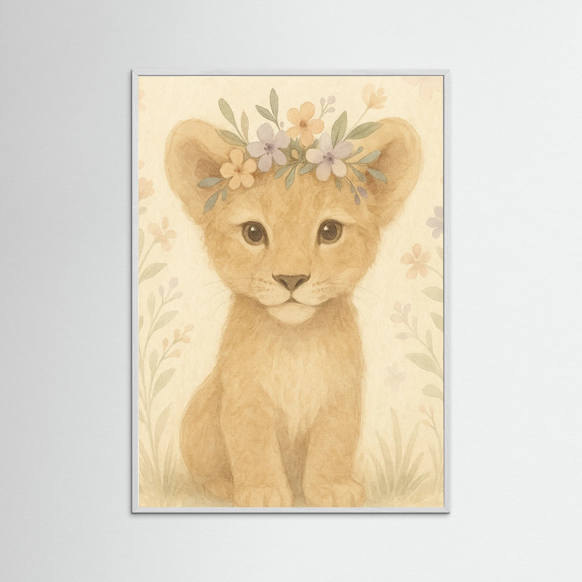 White Wood Peaceful Cub
