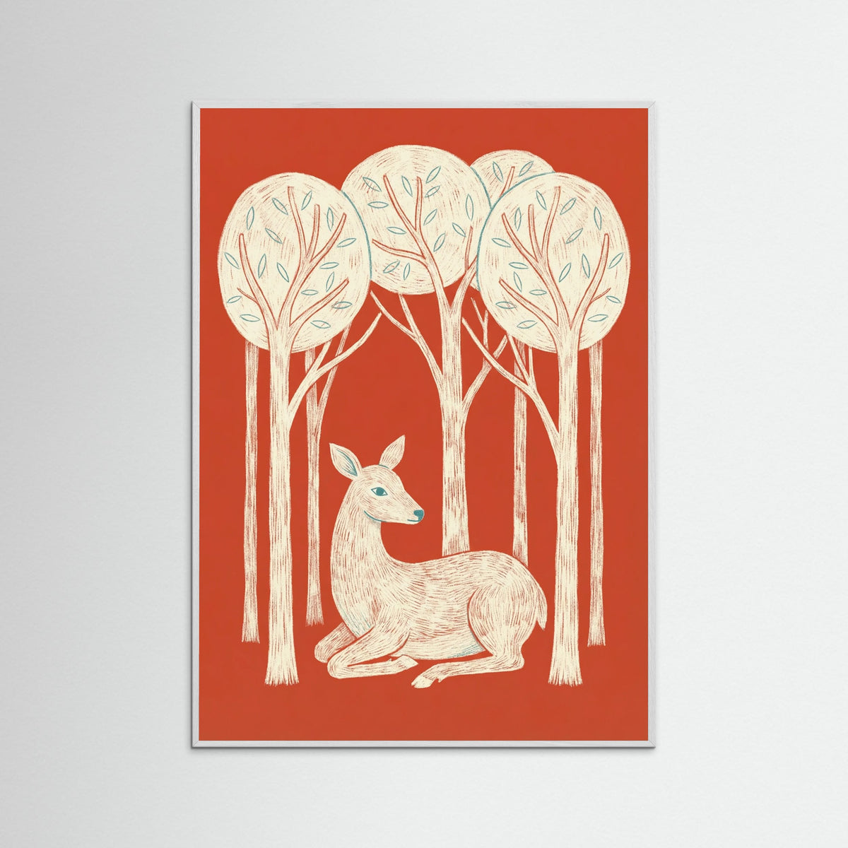 White Wood Peaceful Flight