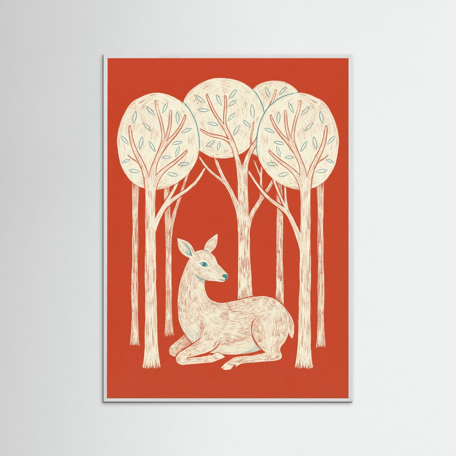 White Wood Peaceful Flight