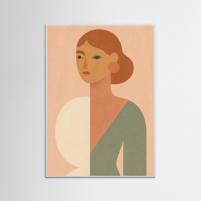 White Wood Peachy Tones