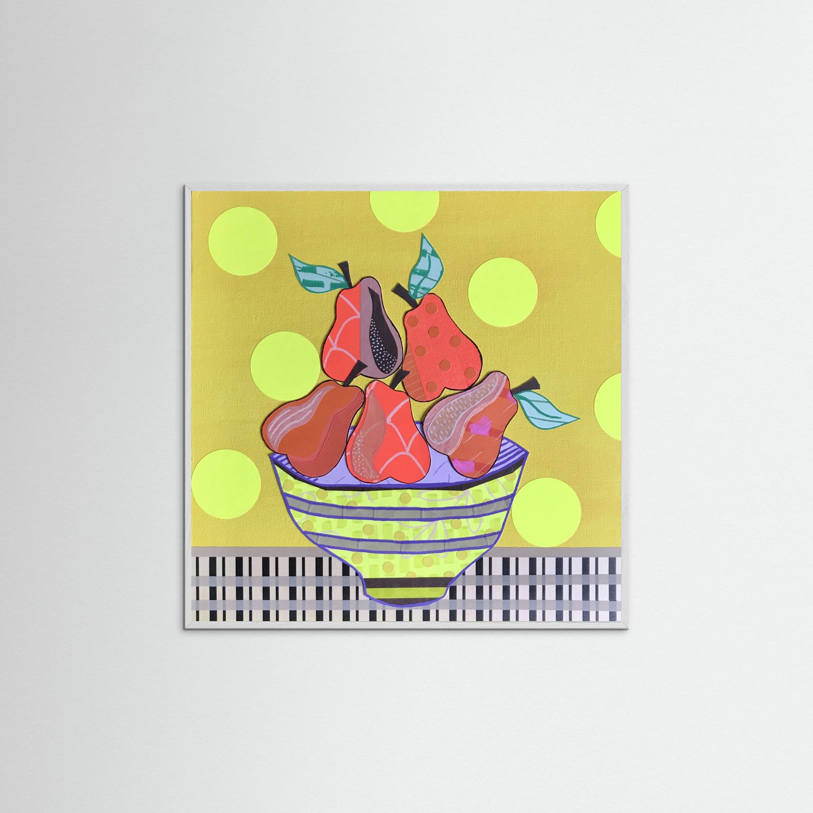 White Wood Pears and Tears Poster