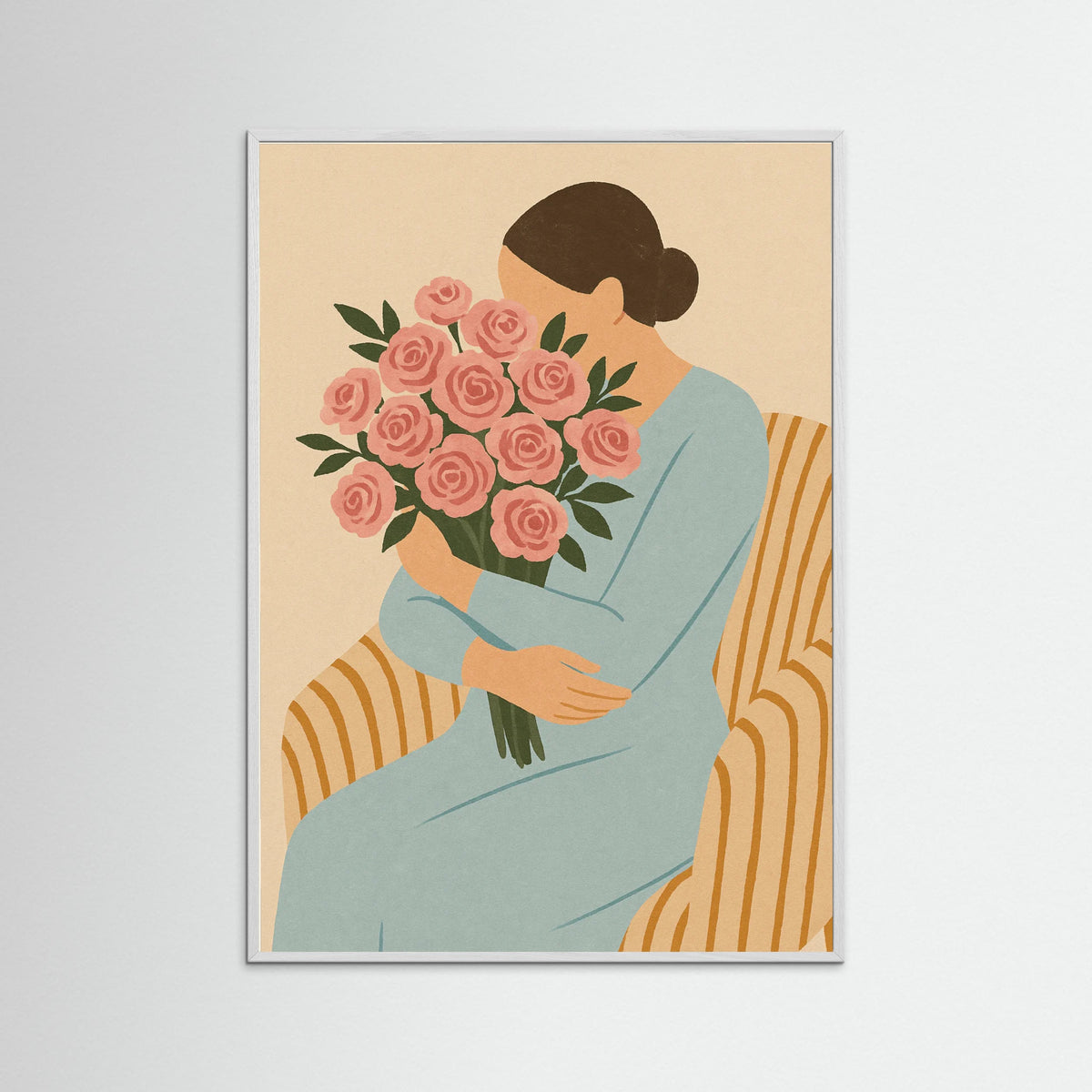 White Wood Petal Dreams