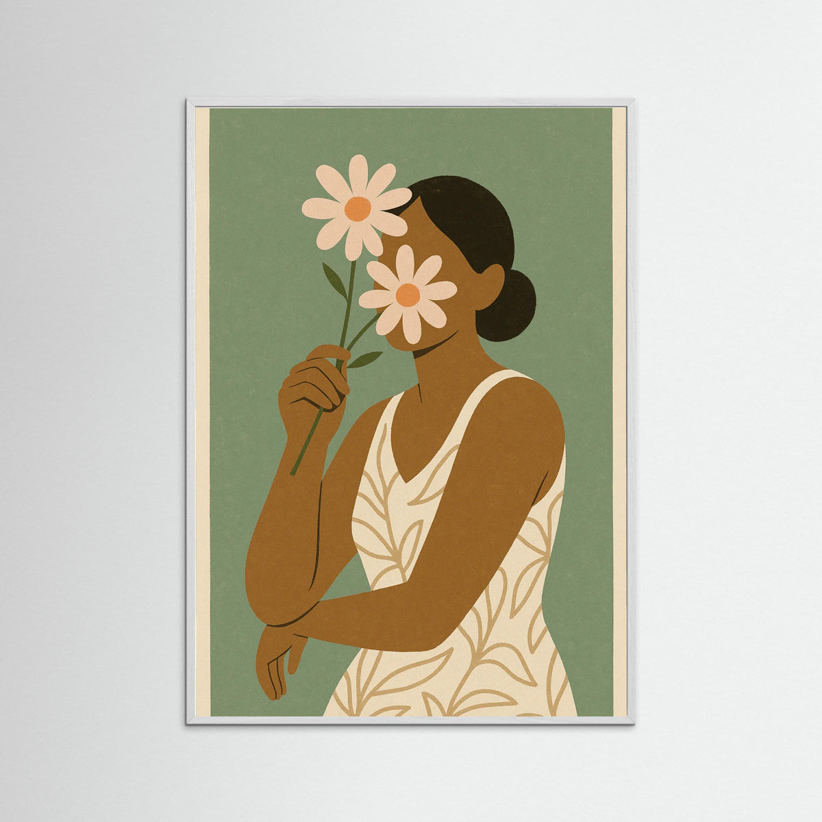 White Wood Petal Poetry