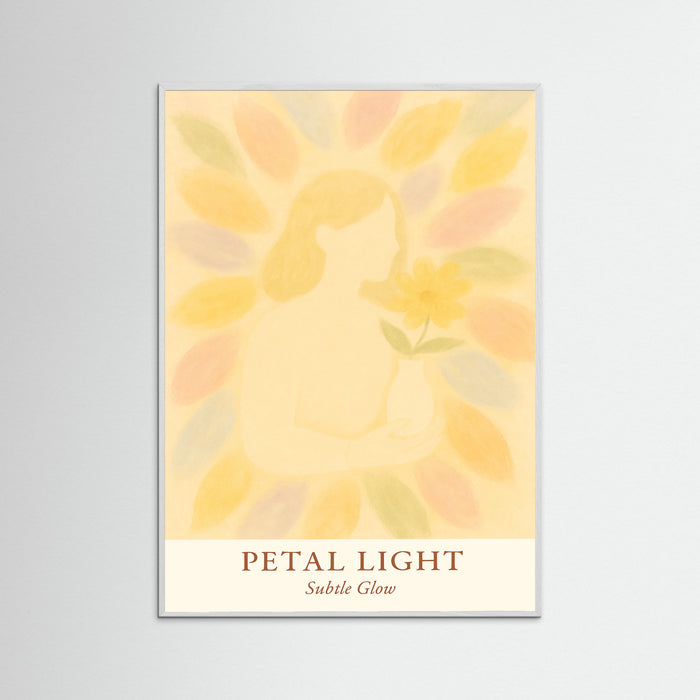 White Wood Petal light