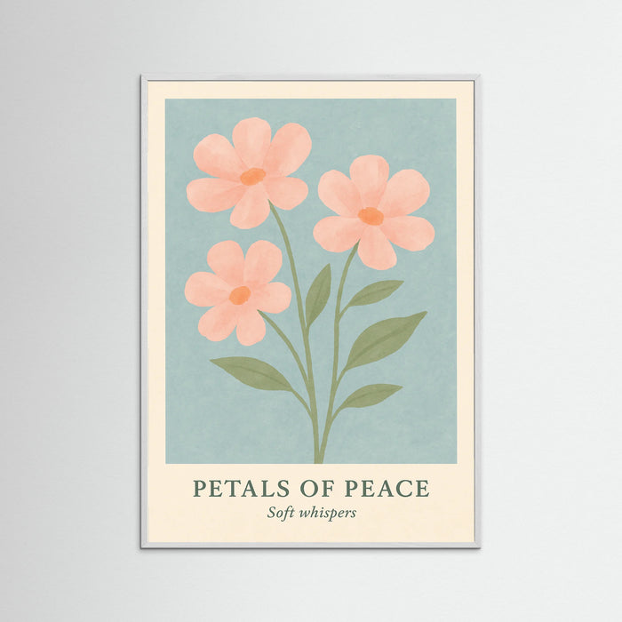 White Wood Petals of peace