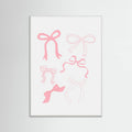 Pink Bows Poster – plakat og kunsttryk