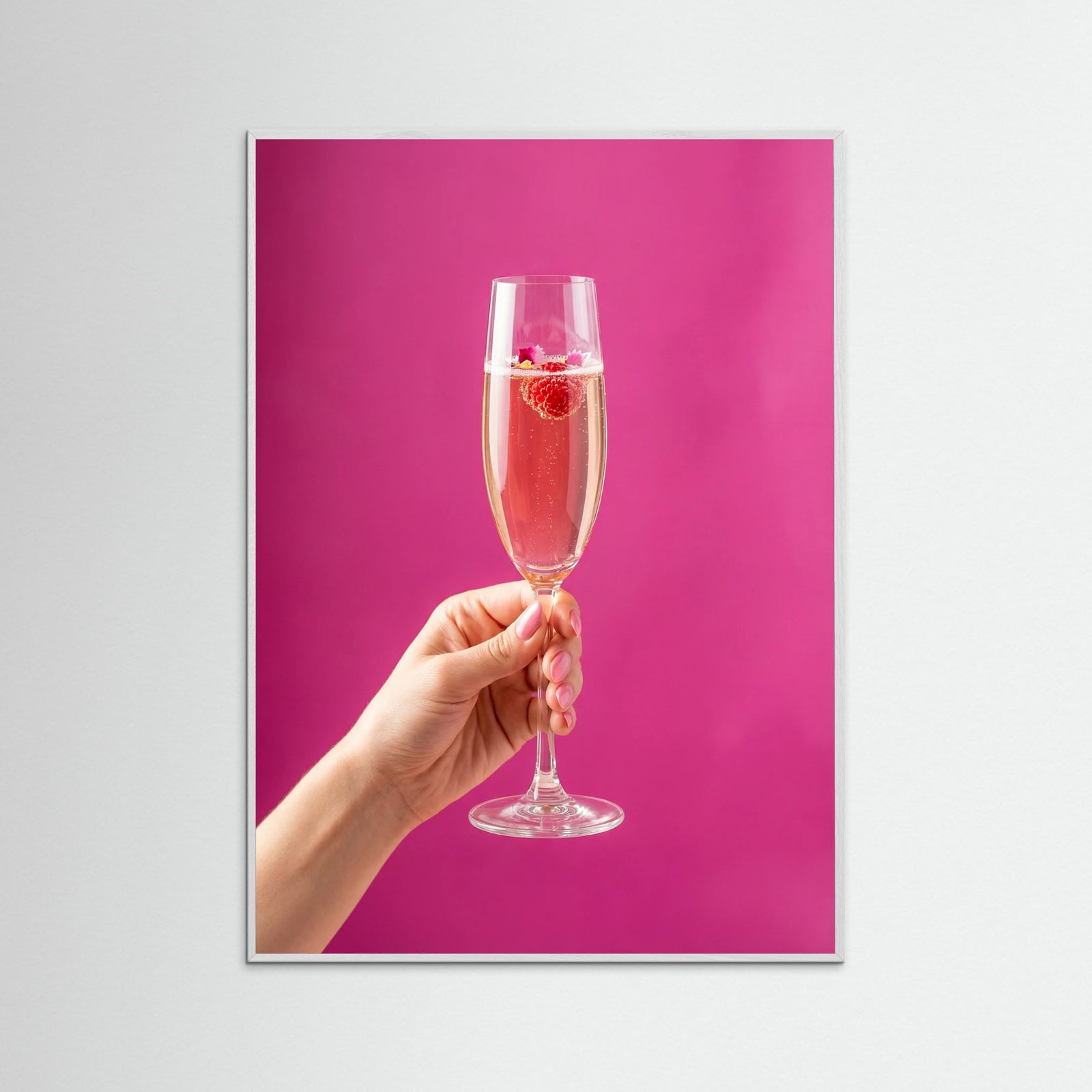 White Wood Pink Cheers