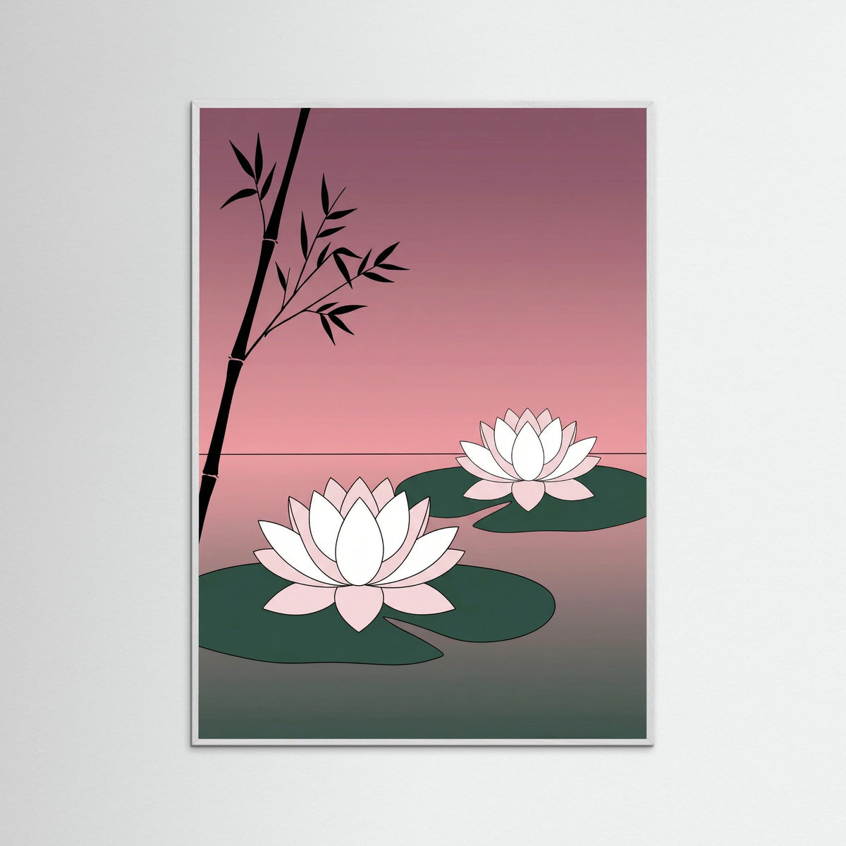White Wood Pink Cloud Flight