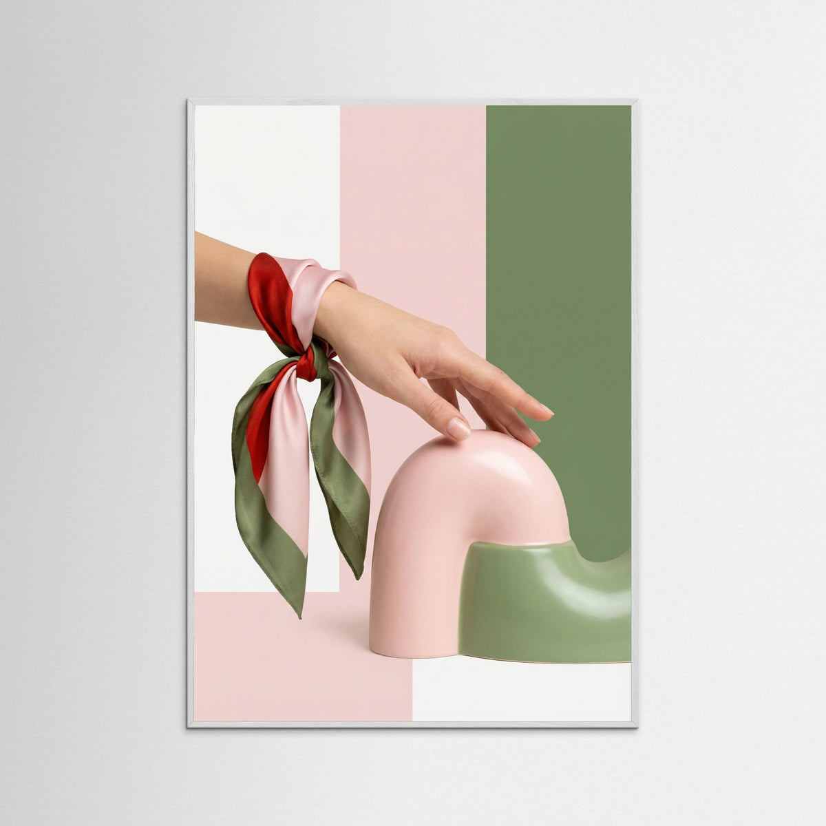 White Wood Pink Comfort