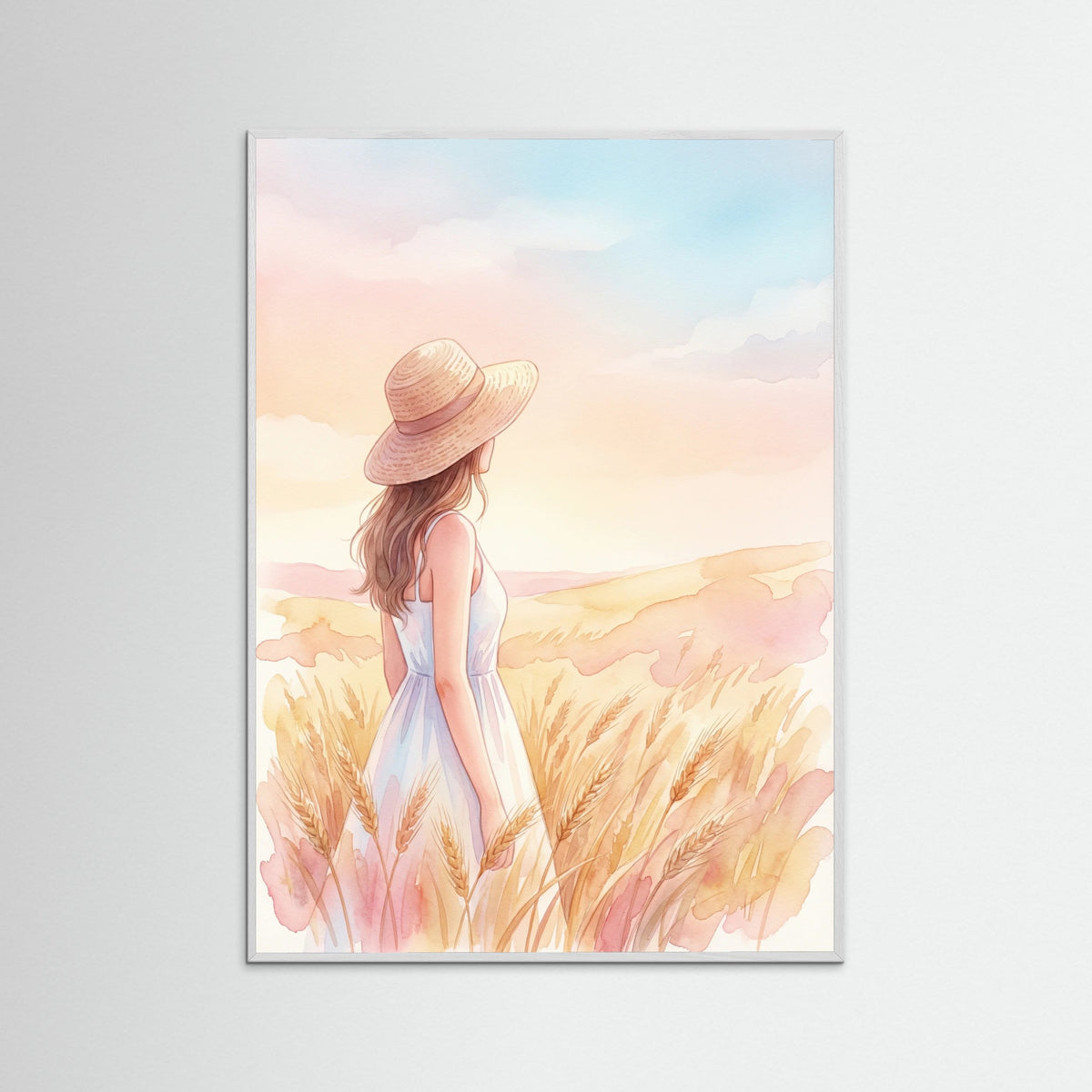 White Wood Pink Cowgirl Dream