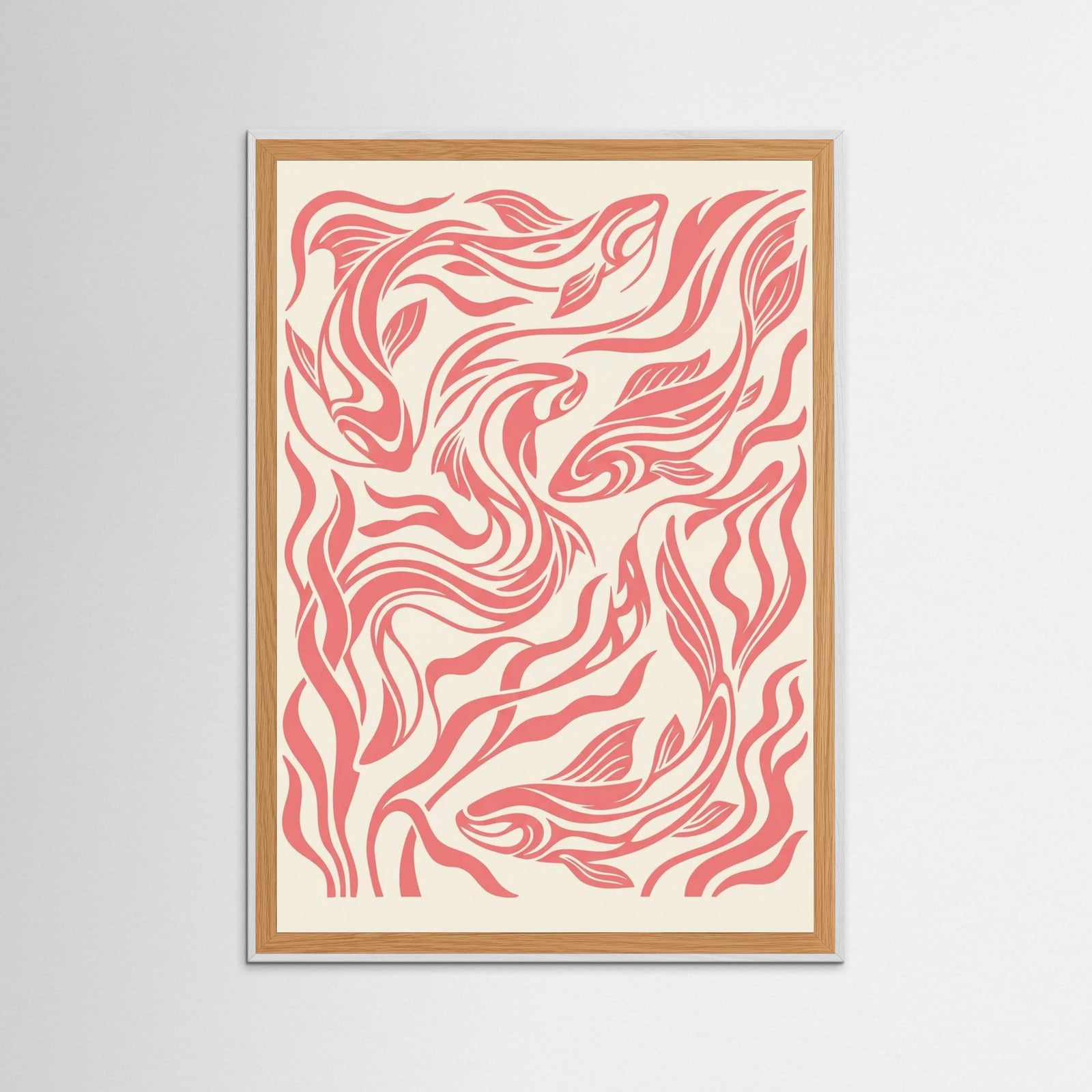 White Wood Pink Flight