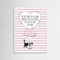 Pink Heart Poster – Poster und Kunstdruck
