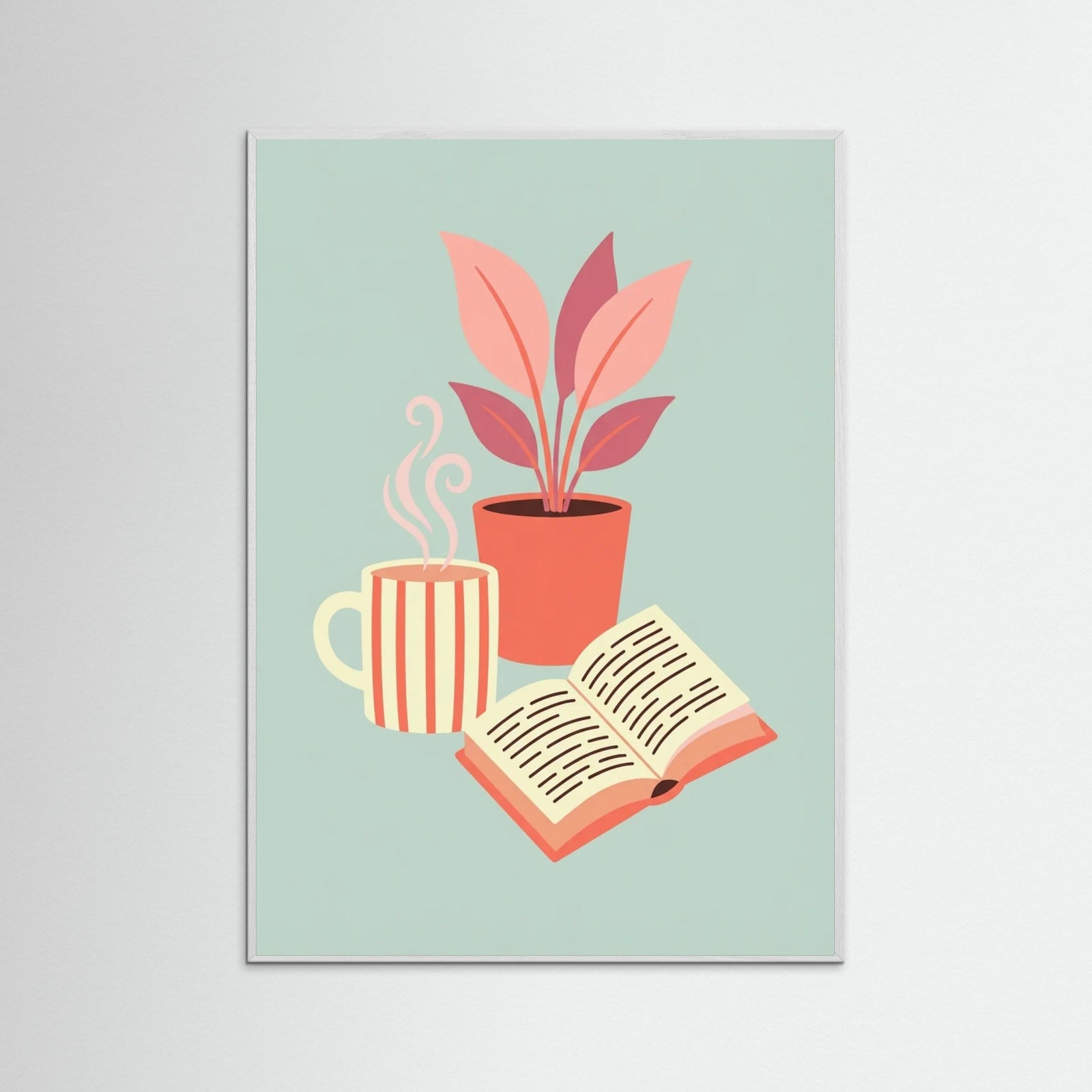 White Wood Pink Hour