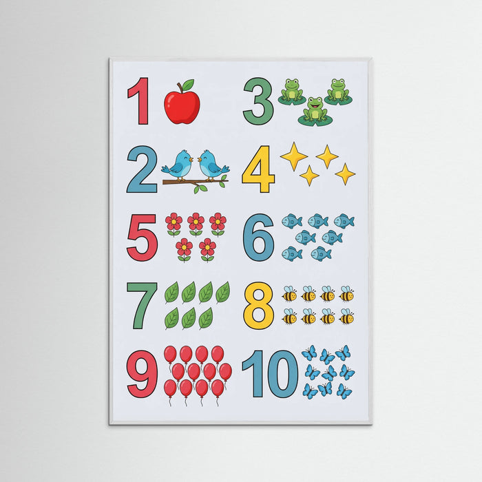 White Wood Playful Alphabet Safari