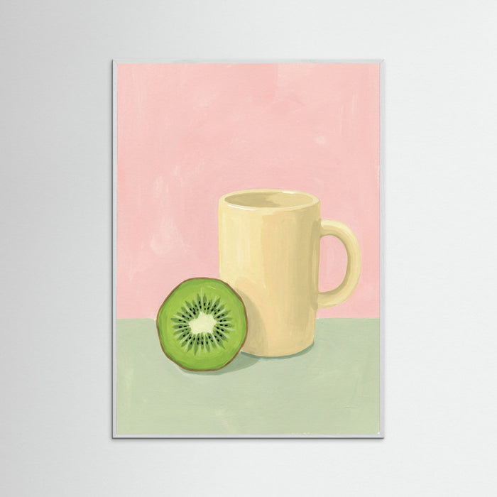 White Wood Pomegranate Pitcher