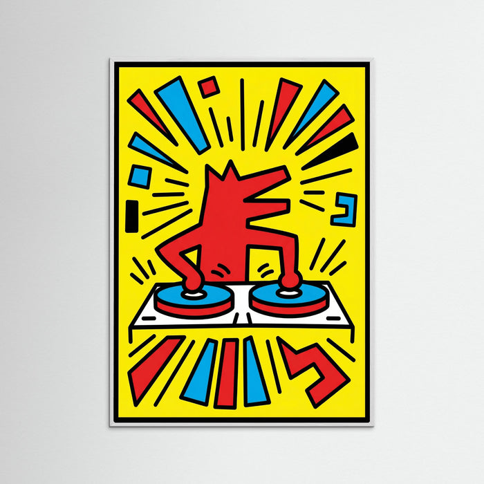 White Wood Pop Beat Art