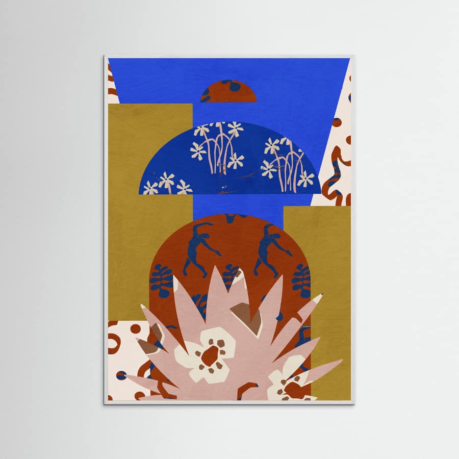 White Wood Potterypoemno13 Poster