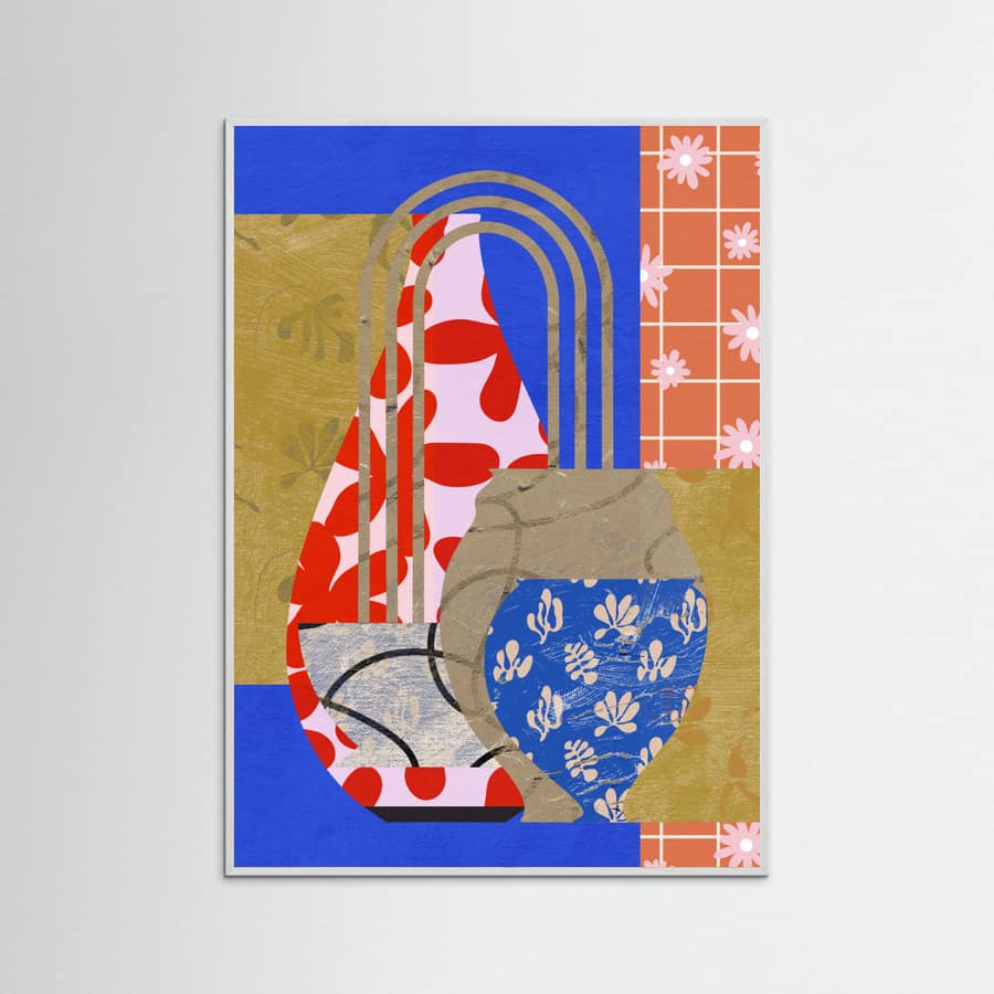 White Wood Potterypoemno14 Poster