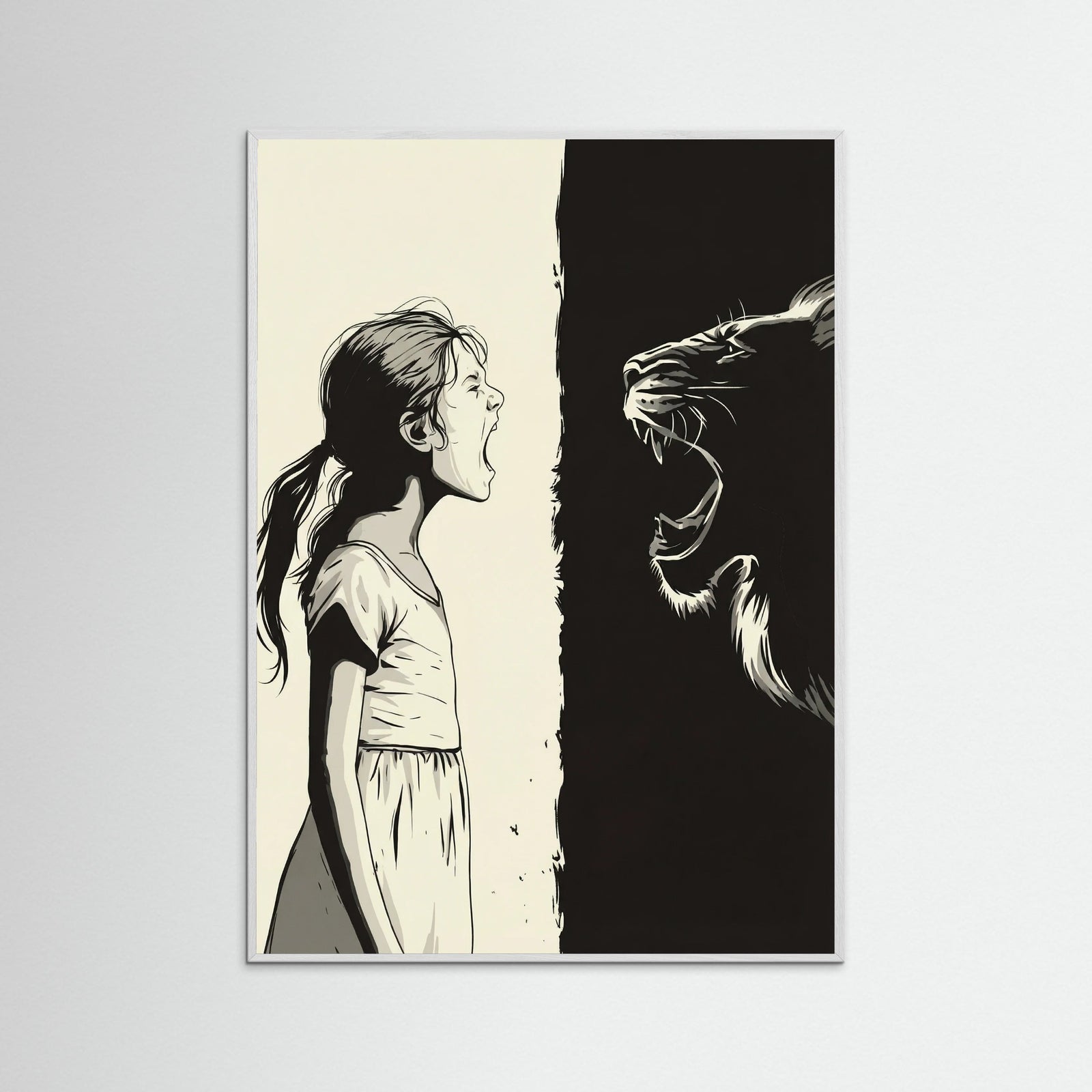 White Wood Primal Confrontation