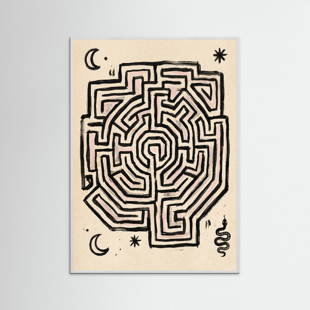 White Wood Primeval Symbols