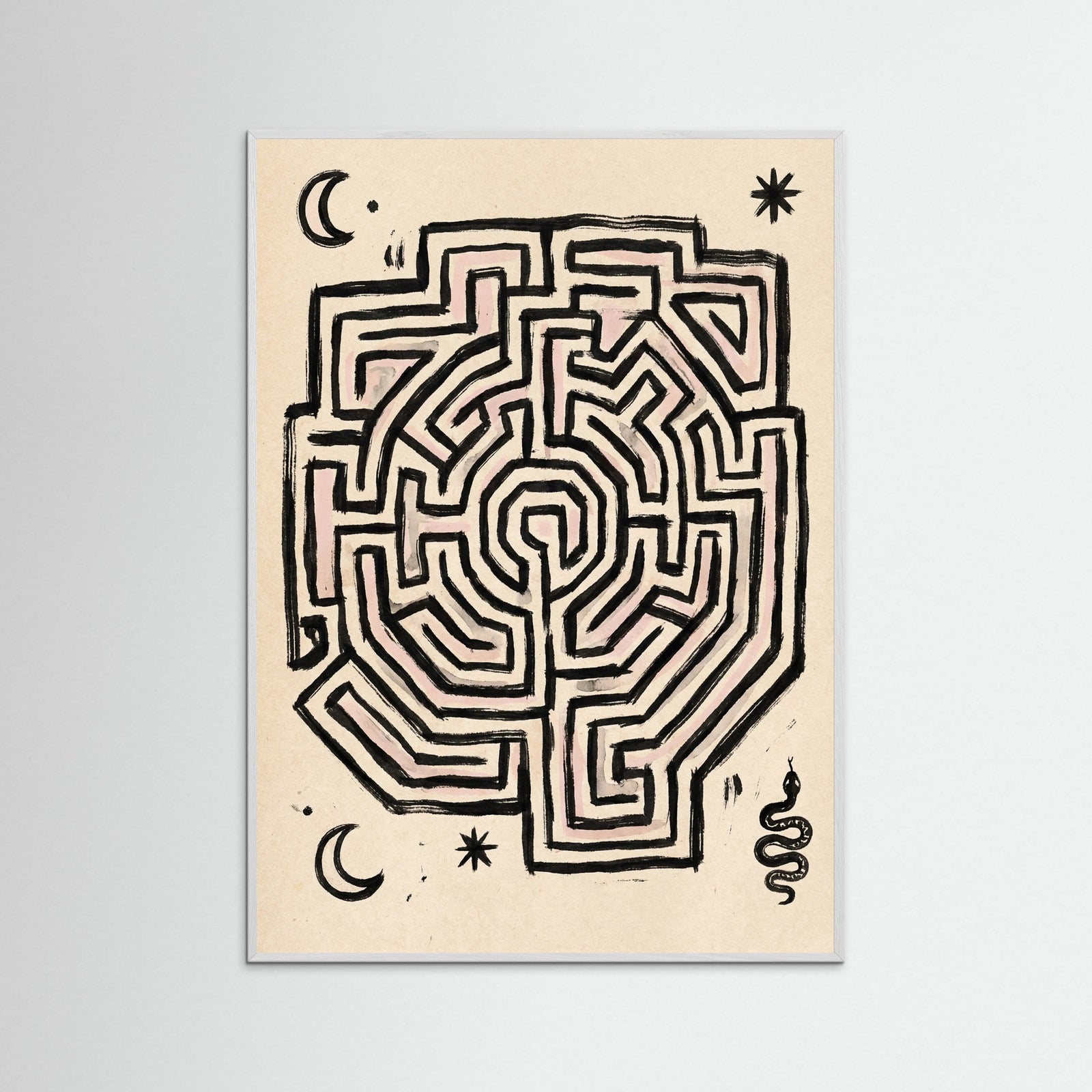 White Wood Primeval Symbols