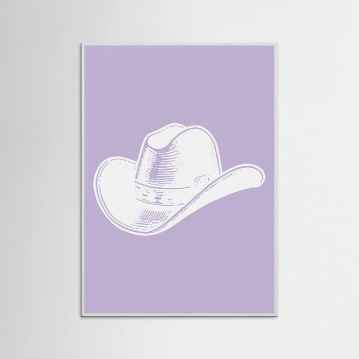 Plakat Purple Cowboy Hat – plakat i druk artystyczny