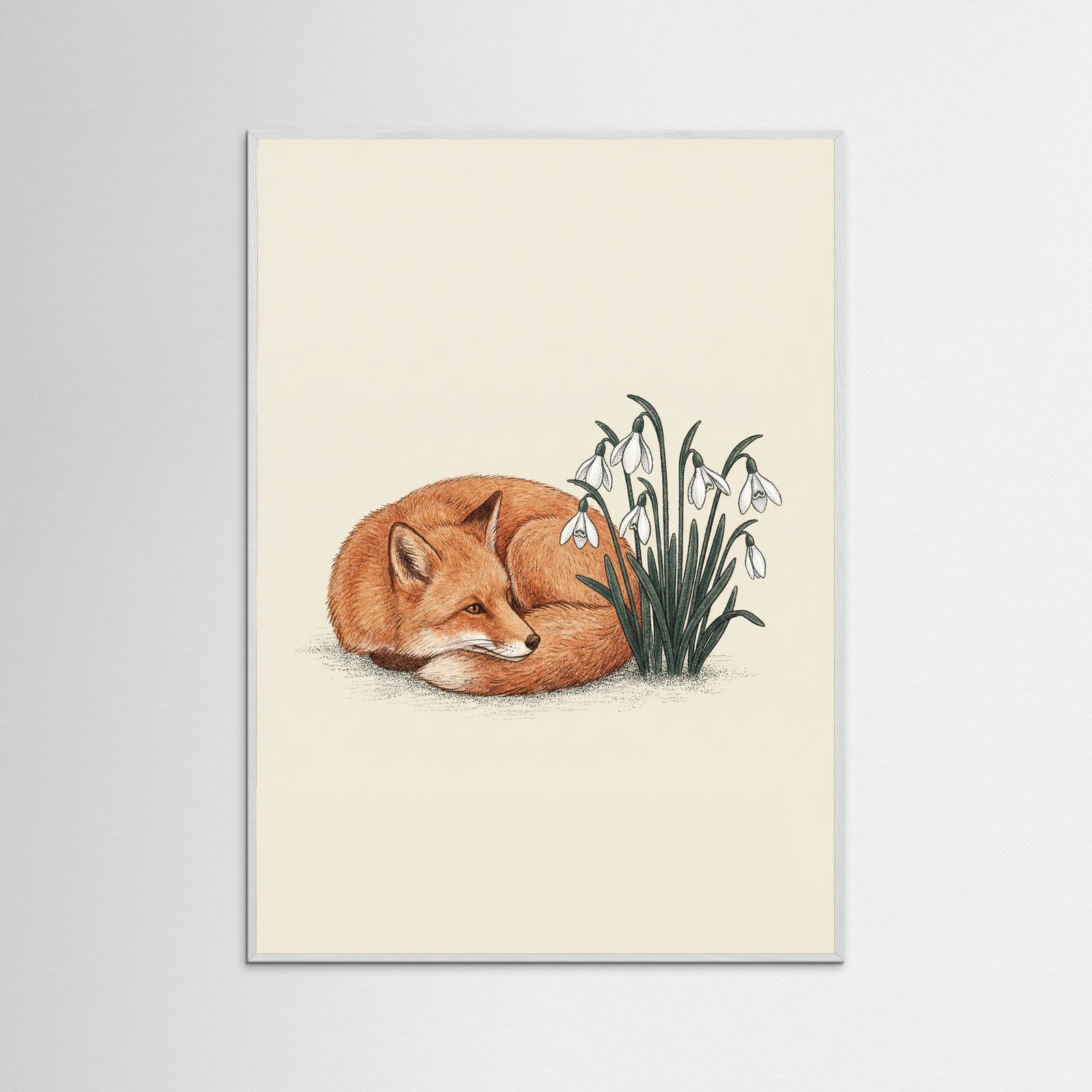 White Wood Quiet Bloom