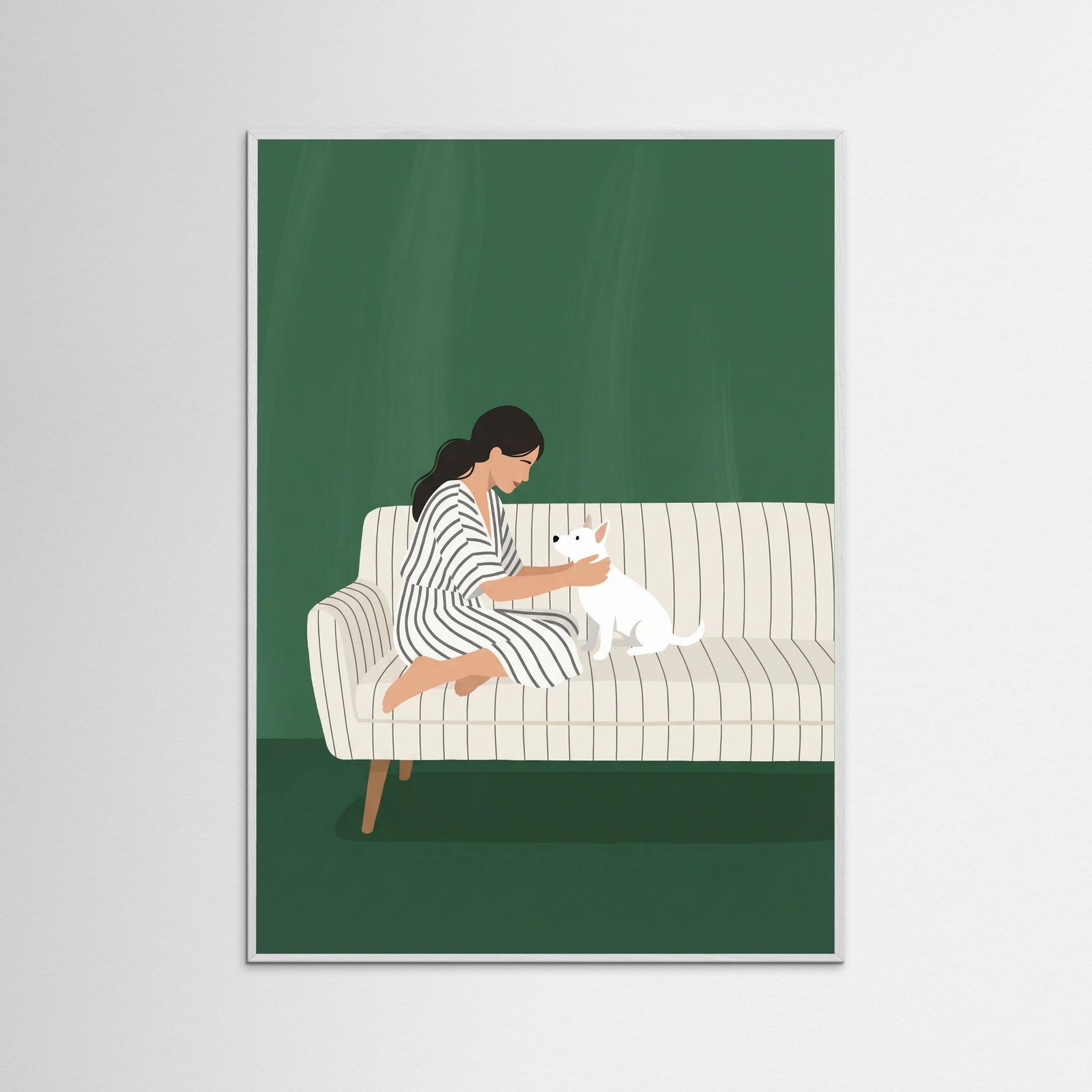 White Wood Quiet Companionship