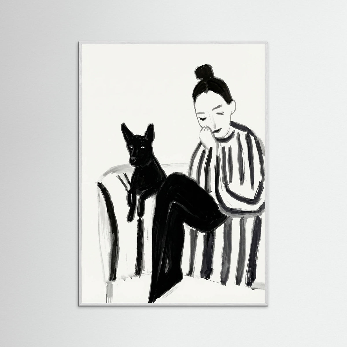 White Wood Quiet Companionship