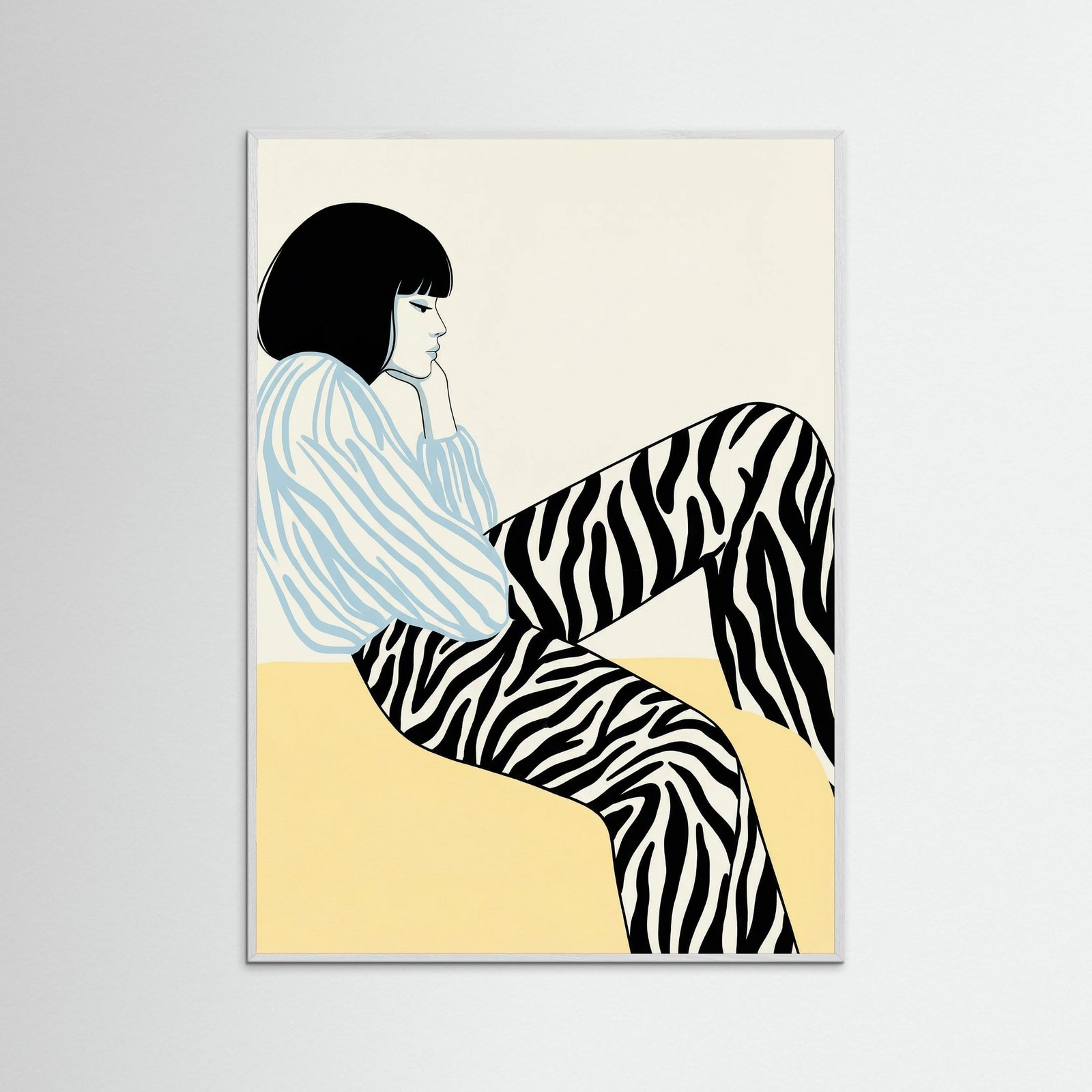 White Wood Quiet Contemplation