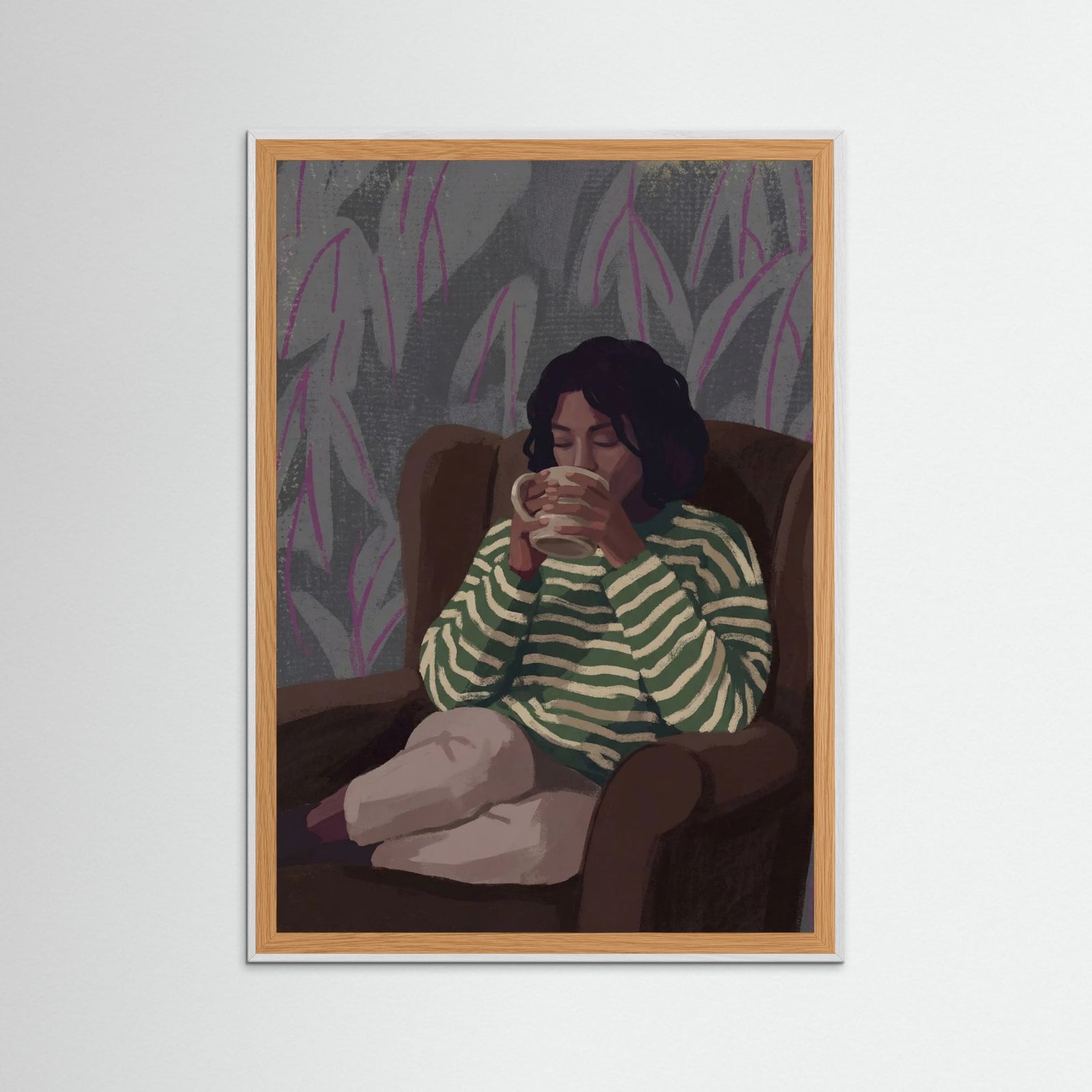 White Wood Quiet Contemplation