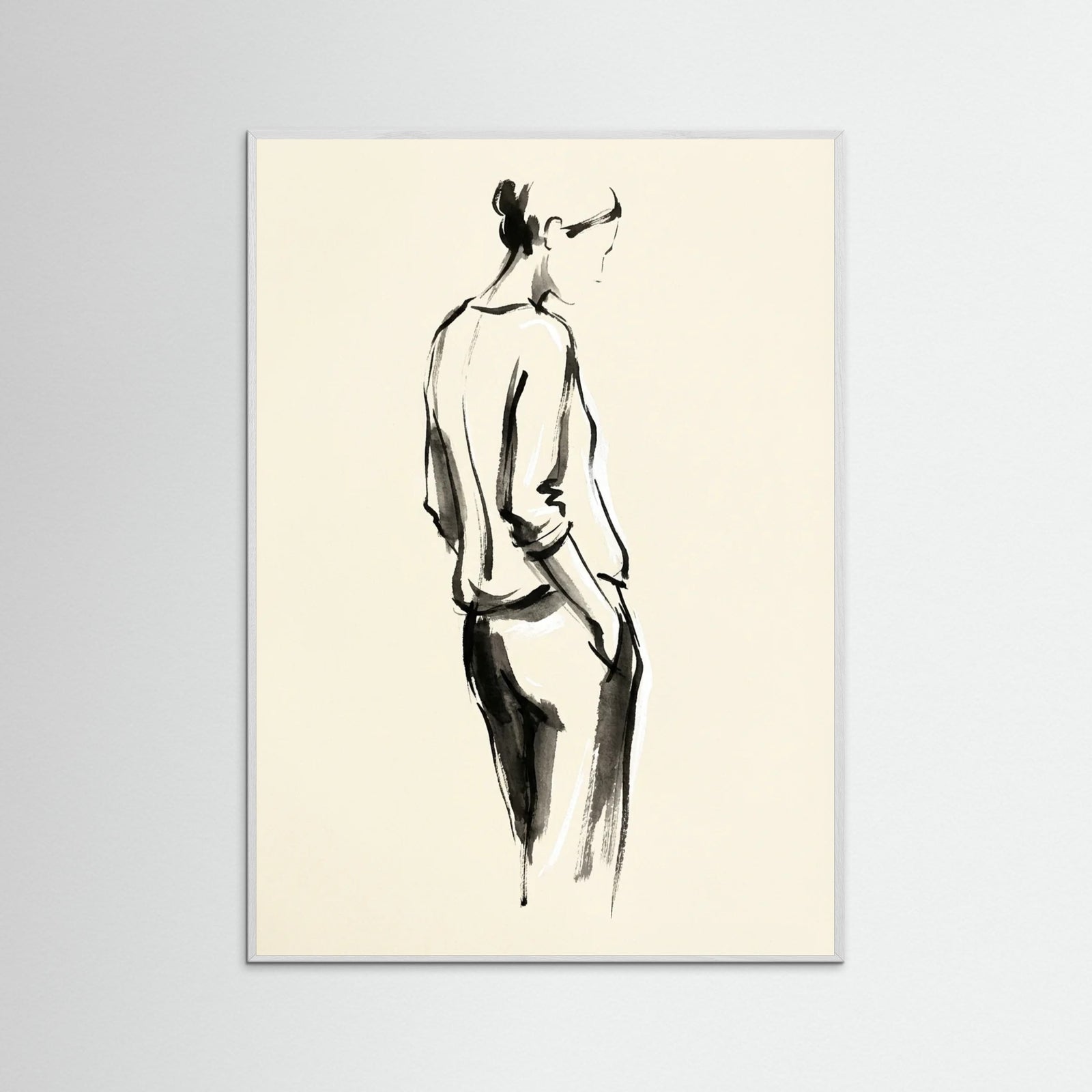 White Wood Quiet Contemplation