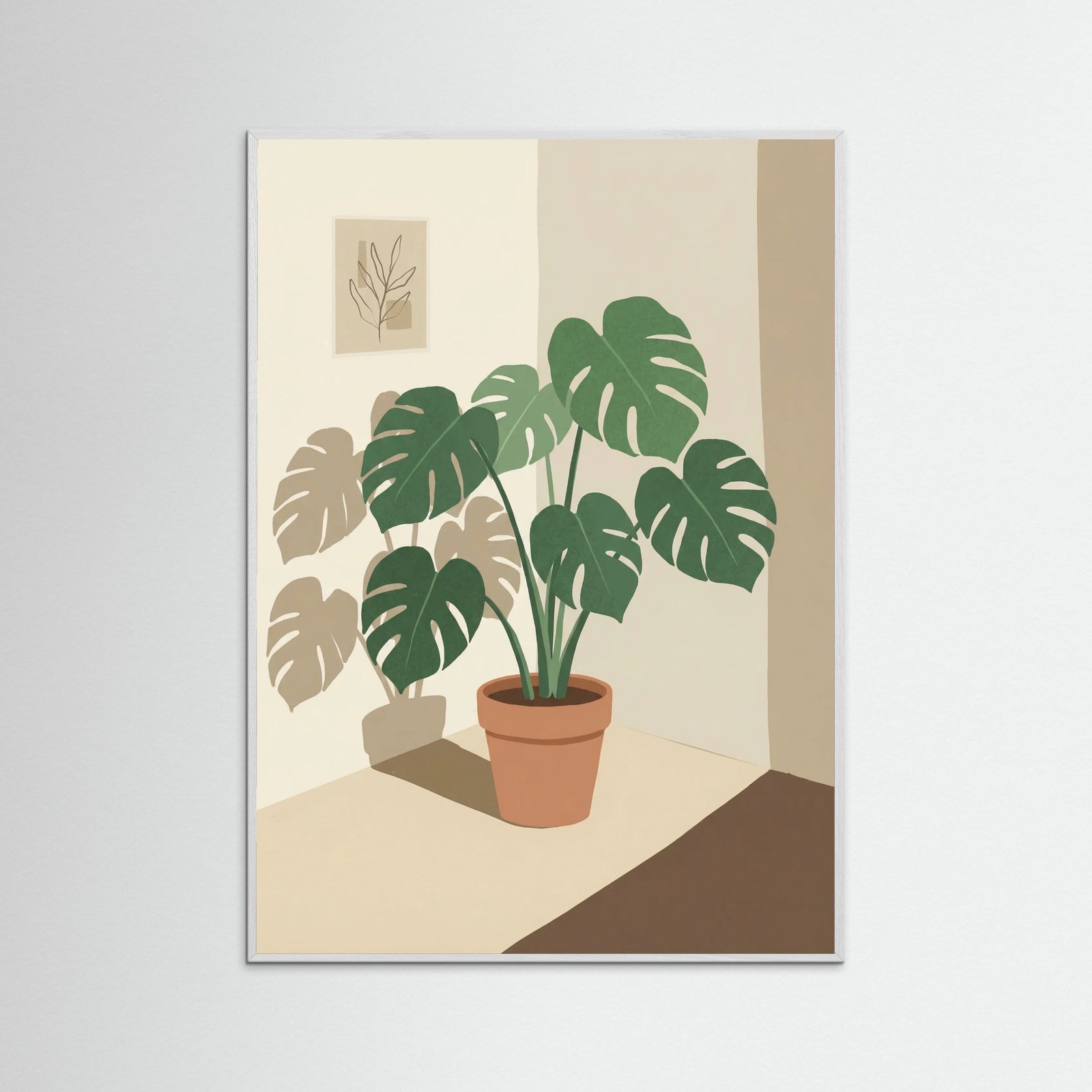 White Wood Quiet Corner View